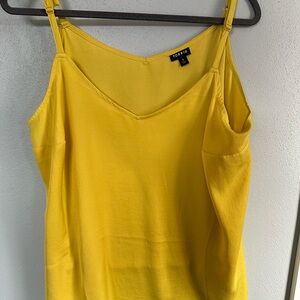 Sz 0 Torrid Yellow V-Neck Camisole Tank Top
